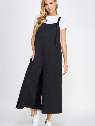 Easy Textured Overall - Black