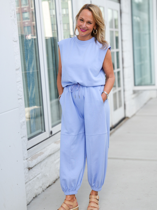 Bold Moves Jumpsuit - Chambray