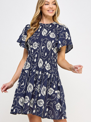 Graceful Soul Embroidered Dress