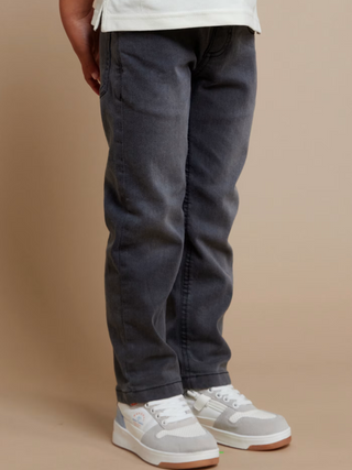 Grey Denim Regular Fit Jeans