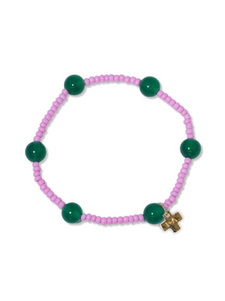 Mia Bracelet - Pink/Emerald