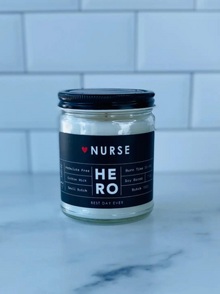 Nurse Hero Candle