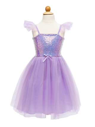 Sequins Princess Dress - Lilac