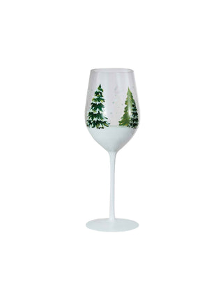 12 oz. Hand-Painted Stemmed Wine Glass