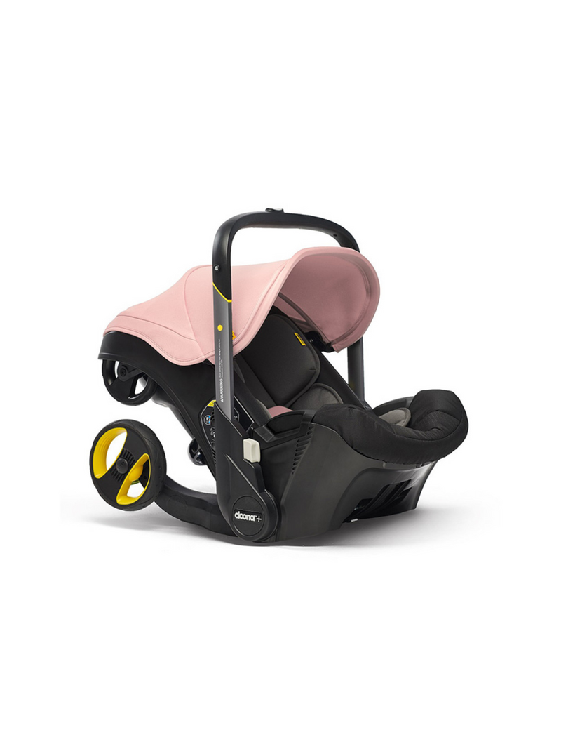 Doona Car Seat & Latch Base - Blush Pink (Car Seat to Stroller in Seconds)