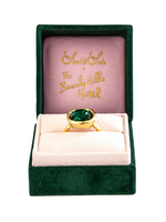 Braid Ring Gem Emerald