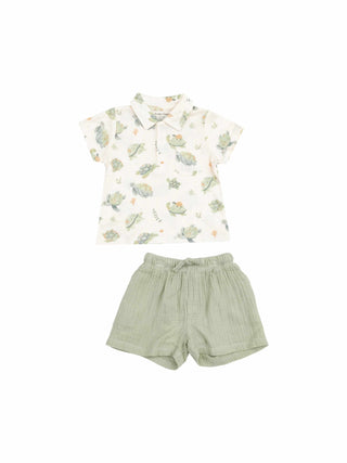 2pc Sea Turtles Polo/Short