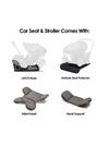 Doona Car Seat & Latch Base - Blush Pink (Car Seat to Stroller in Seconds)