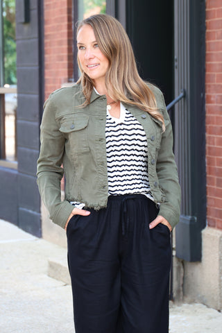 Olive It! Denim Jacket