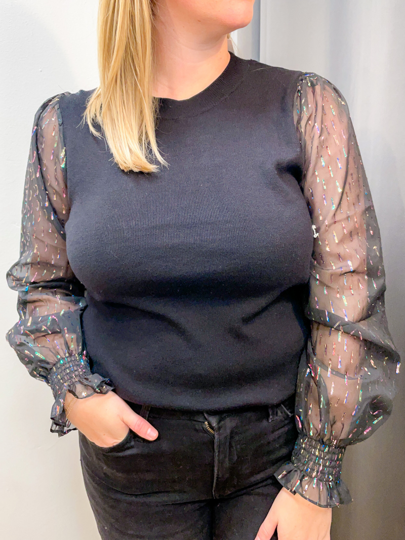 Confetti Lurex Sleeve
