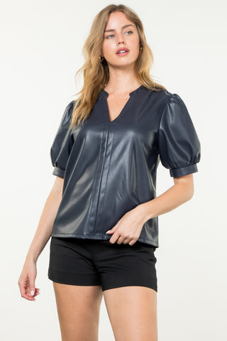 Always on Trend Leather Top