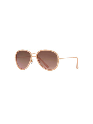 Asher Beige/Gold Sunglasses