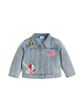 Boy Denim Patch Jacket