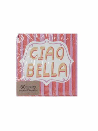 Ciao Bella Cocktail Napkins