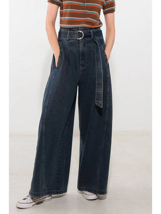 Come With Me Washed Denim Pant