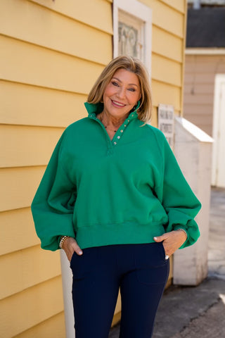 Comfy Cuddly Sweatshirt - Green