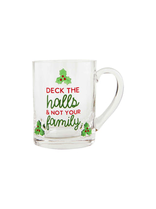 Deck Xmas Glass Icon Mug