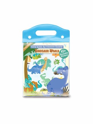 Dinosaur World Reusable Sticker Activity Tote