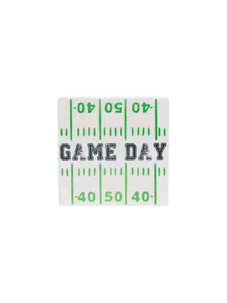 Game Day Football Ceramic Coaster