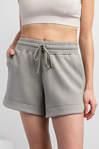 Girl on the Go Shorts - Dusty Sage