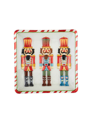 Glass Nutcracker Platter