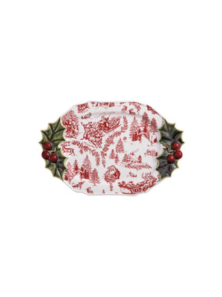Holly Serving Platter
