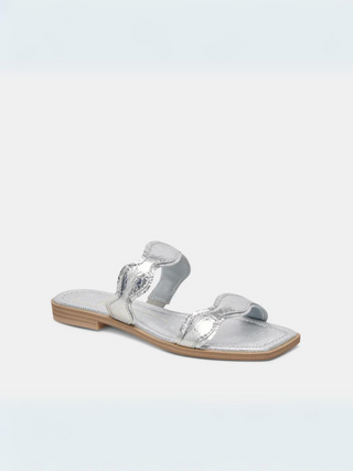 Ilva Sandals Silver Leather