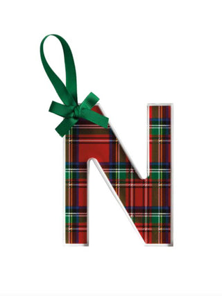 Initial Tartan Ornament (N)