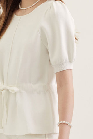 Keep It Simple Tie Waist Top