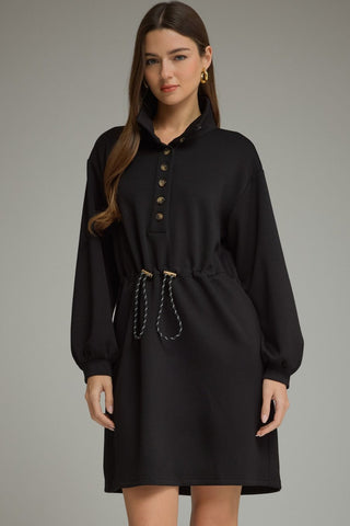 Keep on Running Black Dress