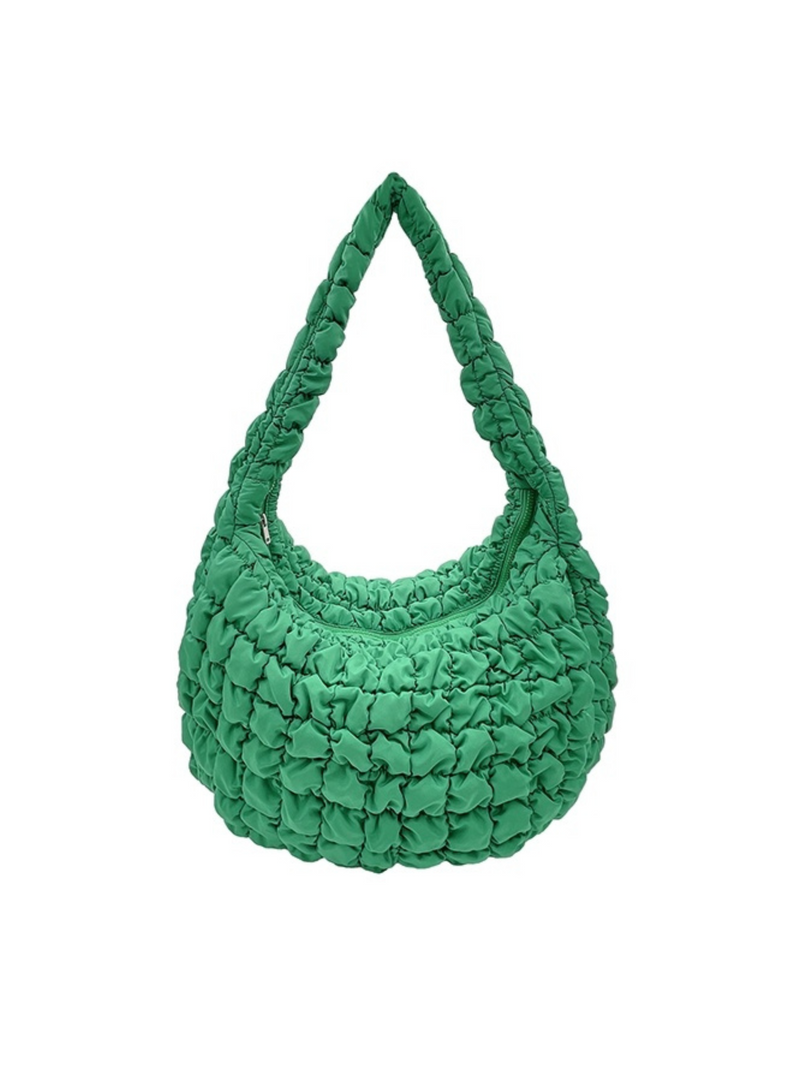 Large Quilted Bag - Green