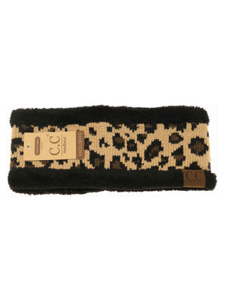 Leopard Headwrap - Black