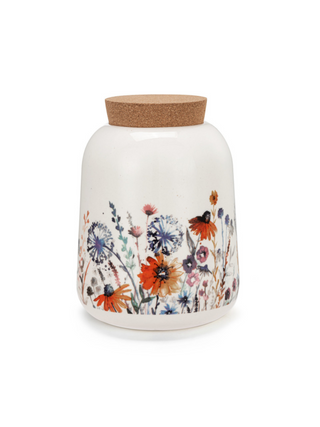 Meadow Flowers Canister w/ Lid