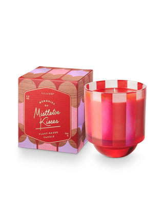 Mistletoe Kisses Boxed Glass Candle