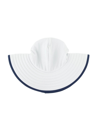 Navy/White Reversible Swim Hat