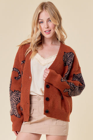 Never Stray Cheetah Cardigan