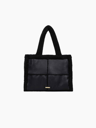 North Black Sherpa Tote