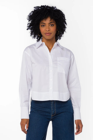 Optic White Dazzling Button Down