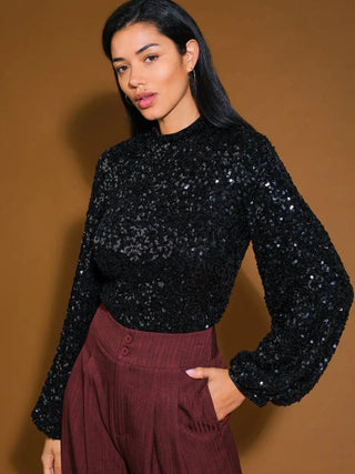 Party Season Sequin Top