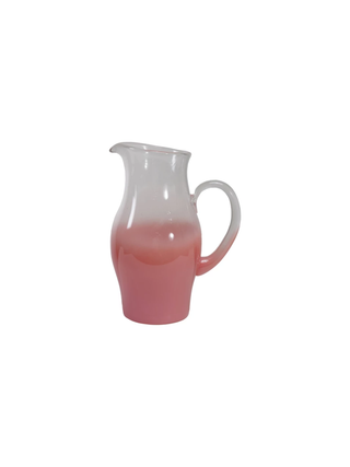 Peach Ombre Glass Pitcher