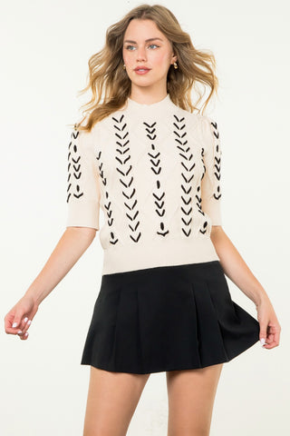 Peak to Peak Knit Top