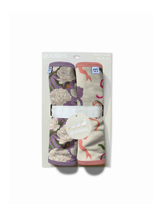 Peonies Burp Cloth Set