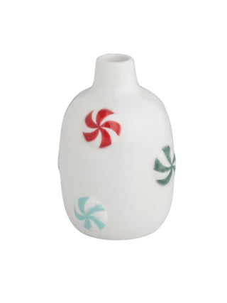 Peppermint Holiday Vase