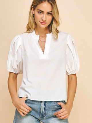 Pick of the Town Woven Top