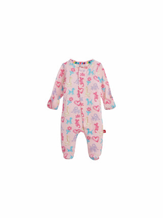 Pink Party Animals Footie