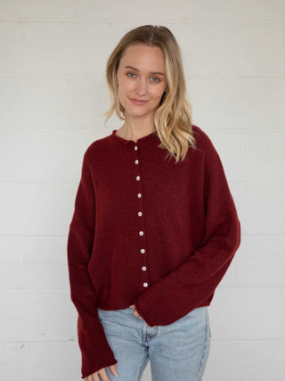 Piper Cardigan - Wine