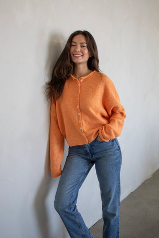 Piper Orange Cardigan