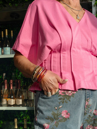 Pleat Please Top - Pink