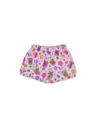 Pumpkin Lattes Plush Shorts