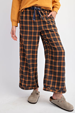 Pumpkin & Plaid Pant